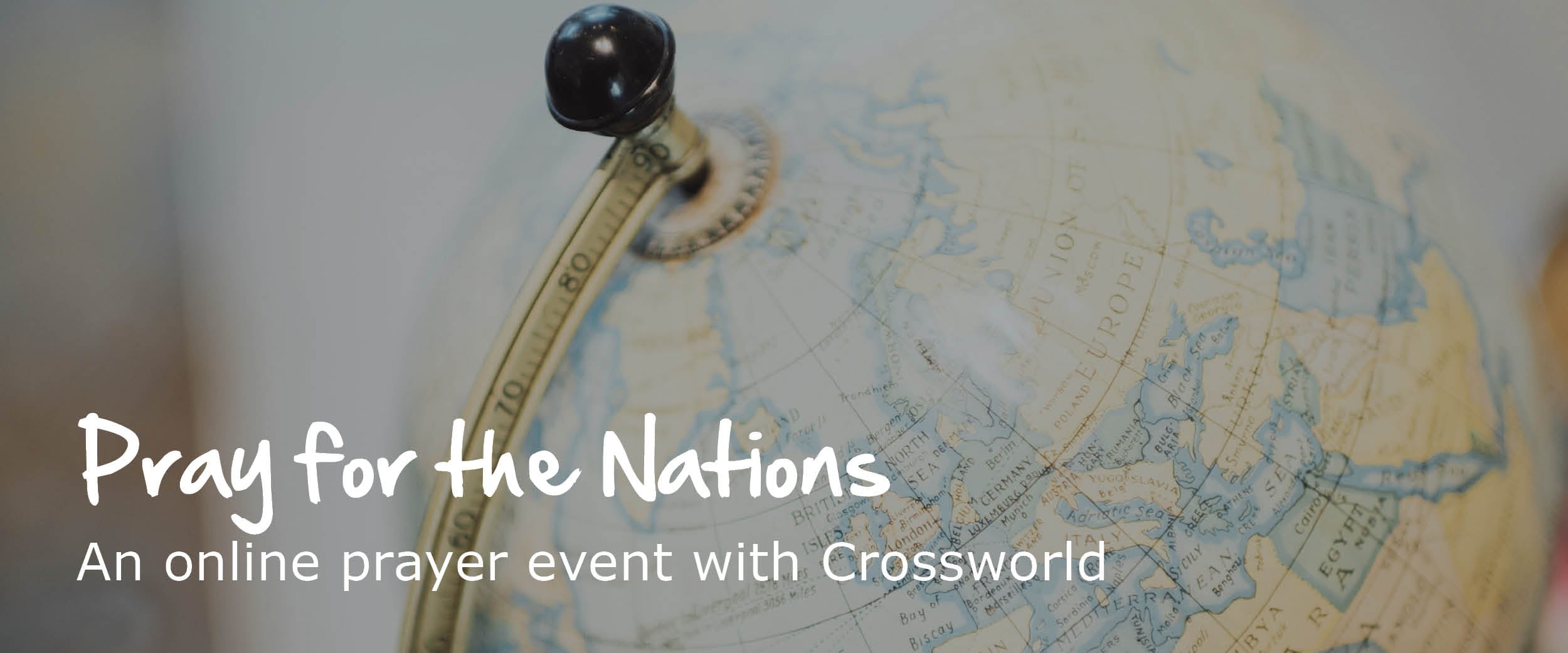 Pray for the Nations online prayer event